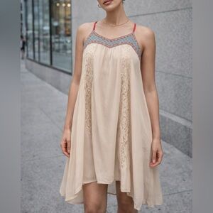 Flying tomato dress size small flowy lacey sheer